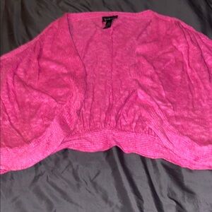 Lane Bryant pink shrug sweater size 18/20